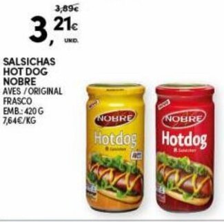 Continente Salsichas Hot Dog Nobre 420g promoção