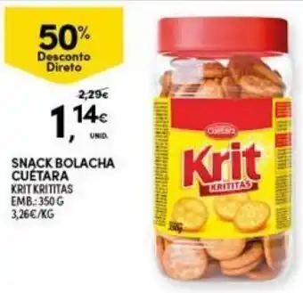 Continente Snack Bolacha Cuétara 350g promoção