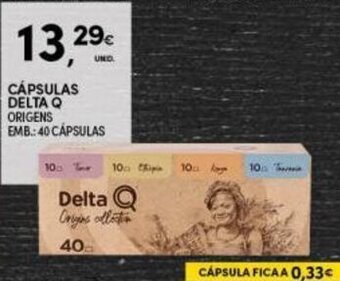 Continente Cápsulas Delta Q 40 Cápsulas promoção