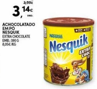 Continente Achocolatado em Pó Nesquik 390g promoção