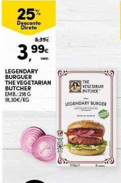 Continente Bom dia Hamburguer vegetal promoção