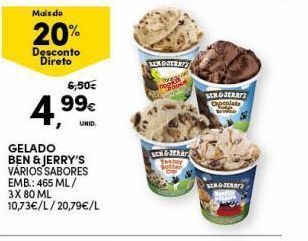 Continente Bom dia Gelados ben&jerry´s promoção