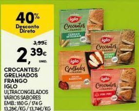 Continente Bom dia Nuggets de frango iglo promoção
