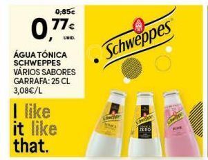 Água tônica schweppes