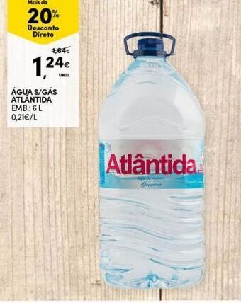 Continente Bom dia Água promoção