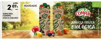 Continente Bom dia Sumo compal promoção
