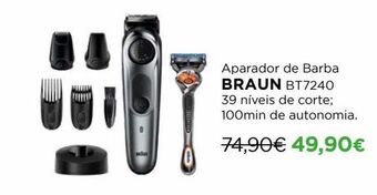 El Corte Inglés Máquina de barbear eléctrica braun promoção