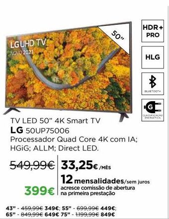 El Corte Inglés Smart tv lg promoção