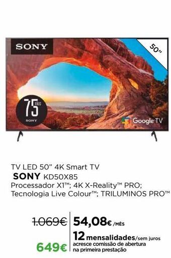 El Corte Inglés Smart tv sony promoção