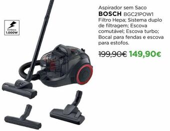 El Corte Inglés Aspirador sem saco bosch promoção