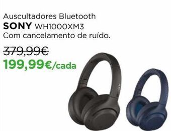 El Corte Inglés Auscultadores bluetooth sony promoção