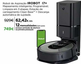 El Corte Inglés Robot de limpeza irobot promoção