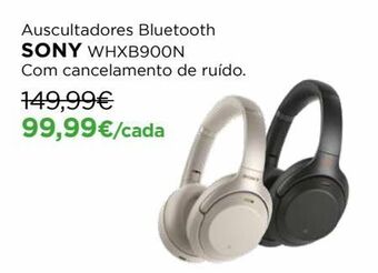El Corte Inglés Auscultadores bluetooth sony promoção