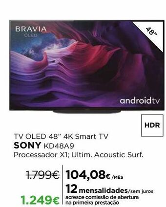 El Corte Inglés Smart tv sony promoção