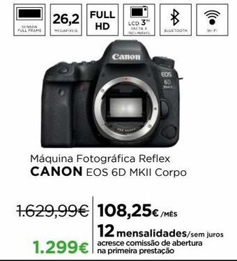 El Corte Inglés Câmera fotográfica canon promoção
