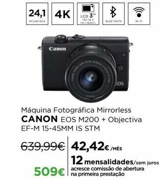 El Corte Inglés Câmera fotográfica canon promoção