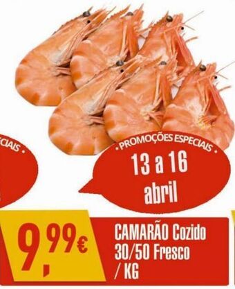 Miranda Supermercados Camarão cozido promoção
