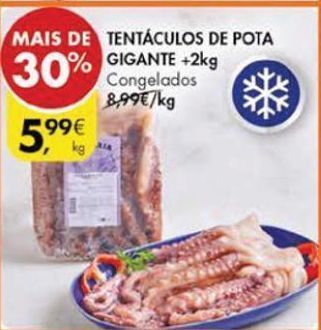 Pingo Doce Tentáculos de lula promoção