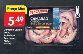 Minipreço Camarão cozido pescanova promoção