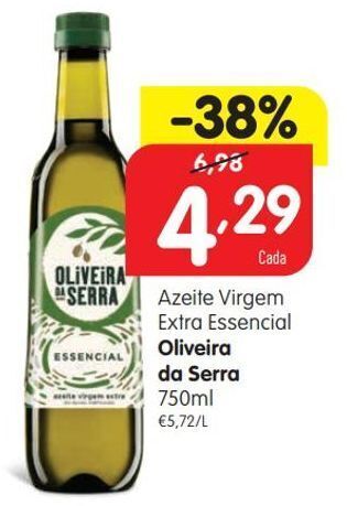 Minipreço Azeite extravirgem oliveira da serra promoção