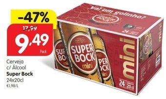 Minipreço Cerveja super bock promoção
