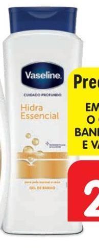 Minipreço Gel de banho vaseline promoção