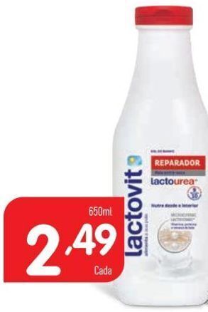 Minipreço Creme hidratante lactovit promoção