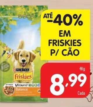 Minipreço Ração para cães friskies promoção