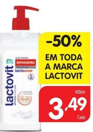 Minipreço Creme hidratante lactovit promoção