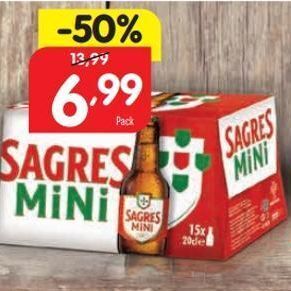 Minipreço Cerveja sagres mini promoção