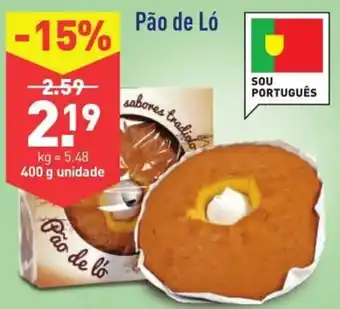 ALDI Pão de Ló 400g promoção