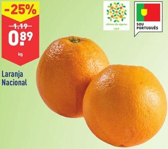 ALDI Laranja Nacional promoção