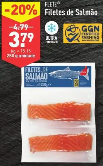 ALDI Filetes de Salmão 250g promoção