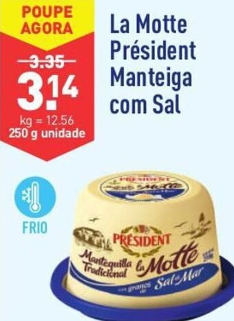 ALDI La Motte Président Manteiga com Sal 250g promoção