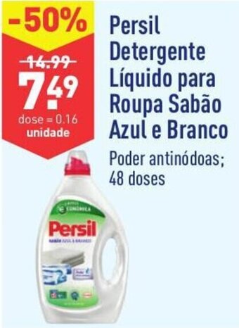 Persil Detergente Líquido para Roupa Sabão Azul e Branco 48 Doses
