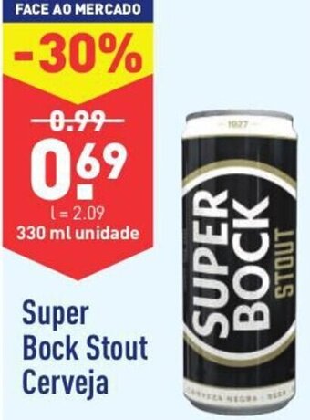 ALDI Super Bock Stout Cerveja 330ml promoção