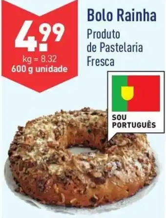 ALDI Bolo Rainha 600g promoção