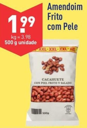 ALDI Amendoim Frito com Pele 500g promoção
