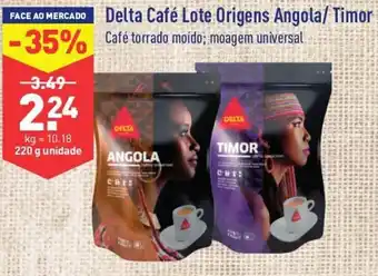 ALDI Delta Café Lote Origens Angola/Timor 220g promoção