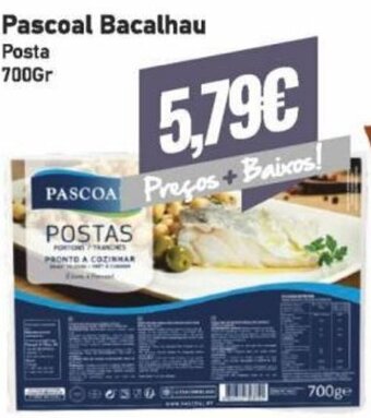Belita Pascoal Bacalhau 700gr promoção