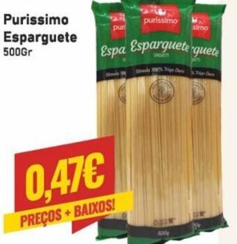 Belita Purissimo Esparguete 500gr promoção