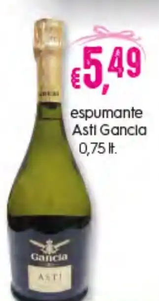 Bolama Espumante Asti Gancia 0.75lt promoção
