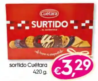 Bolama Sorrtido Cuétara 420g promoção