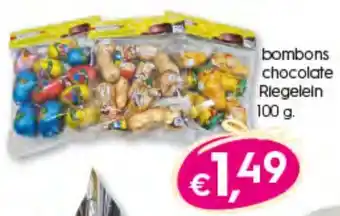 Bolama Bombons Chocolate Riegelein 100g promoção