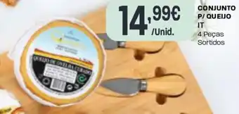 Intermarché Conjunto p/Queijo IT 4 peças promoção