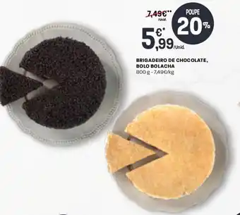 Intermarché Brigadeiro de Chocolate Bolo Bolacha 800g promoção