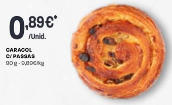 Intermarché Caracol c/Passas 90g promoção