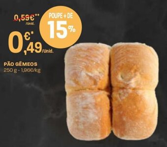 Intermarché Pão Gémeos 250g promoção