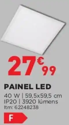 Bricomarché Painel LED 40w promoção