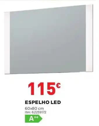 Bricomarché Espelho LED 60 x 80cm promoção